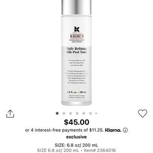 Kiehl’s Milk Peel Toner